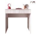 Scrivania salvaspazio 78x50x76cm ufficio cameretta con cassetto Kirk Promozione