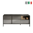Mobile TV soggiorno design moderno 2 ante 1 cassetto 156x40x64cm Saban Sconti