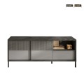 Mobile TV soggiorno design moderno 2 ante 1 cassetto 156x40x64cm Saban Promozione