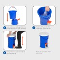 Lavatrice mini portatile da viaggio campeggio 2 kg a pedale Tago Modello