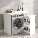 Mobile lavatrice asciugatrice mobiletto estraibile a 3 scaffali Wavers Misure