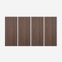 4 x pannello fonoassorbente in legno 120x60cm decorativo 3D Tabb-SO Promozione