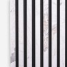 4 x pannello decorativo fonoassorbente effetto marmo bianco 120x60cm Tabb-M Stock
