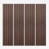 4 x pannello fonoassorbente in legno 3D per interni 240x60cm Kover-SO Promozione