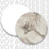 Consolle mobile trucco specchio 3 cassetti marmo bianco gambe dorate Helier Catalogo