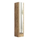 Armadio scarpiera in legno anta a specchio 3 scaffali 36x36x180cm Torge Vendita