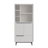 Armadio mobile multiuso bagno cucina 3 ante moderno bianco Lester Vendita