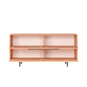 Madia credenza soggiorno cucina in legno 4 ante effetto rattan Dhunnan Sconti