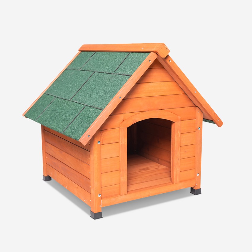 Cuccia per cani da esterno in legno taglia piccola 72x76x73cm Buddy Promozione Cuccia per cani da esterno in legno taglia piccola 72x76x73cm Buddy Promozione