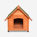 Hundehütte für draußen mittelgroßes Holz 85x101x85 Linus Angebot