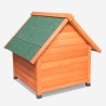 Cuccia per cani esterno taglia medio grande in legno 96x112x102 Laika Sconti