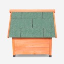 Cuccia per cani esterno taglia medio grande in legno 96x112x102 Laika Saldi