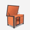 Cuccia da esterno giardino in legno cani taglia media 85x60x60 Kody Offerta