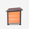 Cuccia da esterno giardino in legno cani taglia media 85x60x60 Kody Sconti