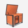 Cuccia esterna per cani taglia medio grande in legno 104x69x70 Lessie Offerta