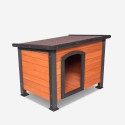 Cuccia per cani da esterno in legno taglia grande 116x84x84 Nicky Promozione
