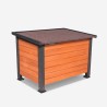 Cuccia per cani da esterno in legno taglia grande 116x84x84 Nicky Catalogo