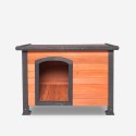 Cuccia esterna per cani taglia medio grande in legno 104x69x70 Lessie Saldi