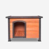 Cuccia esterna per cani taglia medio grande in legno 104x69x70 Lessie Saldi