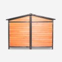 Niche en bois pour chiens taille moyenne 150x79x110 deux entrées Oscar Catalogue
