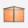Niche en bois pour chiens taille moyenne 150x79x110 deux entrées Oscar Catalogue