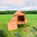 Pollaio casetta galline rialzato legno giardino conigliera 370x174x172 Hegg Catalogo
