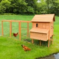 Pollaio casetta galline rialzato legno giardino conigliera 370x174x172 Hegg Promozione