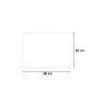 Specchio bagno rettangolare 60x80cm retroilluminato luci led Strokkur M Sconti