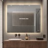 Specchio bagno rettangolare 60x80cm retroilluminato luci led Strokkur M Offerta