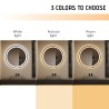 Specchio da bagno design rotondo 70cm retroilluminato cornice Smidmur L Sconti