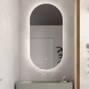 Specchio ovale bagno retroilluminato led 60x100cm moderno Konughs XL Promozione