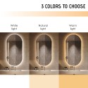 Miroir ovale salle de bain rétroéclairé led 60x100cm moderne Konughs XL Remises