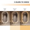 Specchio ovale bagno retroilluminato led 60x100cm moderno Konughs XL Saldi