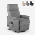 Poltrona Relax elettrica per anziani alzapersona ruote USB Giorgia Tech Promozione