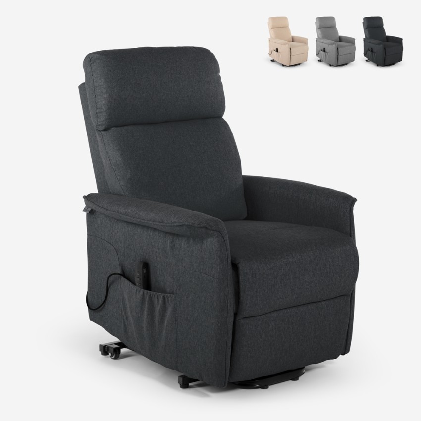 Poltrona Relax elettrica per anziani alzapersona ruote USB Giorgia Tech Offerta Poltrona Relax elettrica per anziani alzapersona ruote USB Giorgia Tech Offerta