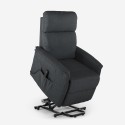 Poltrona Relax elettrica per anziani alzapersona ruote USB Giorgia Tech Modello