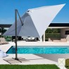 Ombrellone giardino 3x3 braccio alluminio quadrato Paradise Misure