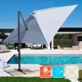 Ombrellone giardino 3x3 braccio alluminio quadrato Paradise Promozione