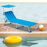 24 Lettini spiaggia mare pieghevoli con tettuccio brandina California Saldi