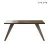 Tavolo da pranzo cucina design moderno 180x90cm gambe in ferro Eagan Promozione