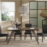 Tavolo da pranzo cucina design moderno 180x90cm gambe in ferro Eagan Offerta