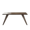Tavolo da pranzo cucina design moderno 180x90cm gambe in ferro Eagan Stock