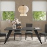 Table à manger en bois 210x90cm moderne cuisine pieds en fer Anuk Offre