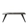 Table à manger en bois 210x90cm moderne cuisine pieds en fer Anuk Choix