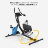 Macchina attrezzo per addominali con manubrio fit bike da casa Hawk Offerta