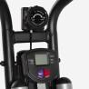 Macchina attrezzo per addominali con manubrio fit bike da casa Hawk Stock