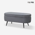 Sitzhocker Aufbewahrungsbox Samt Hocker Eingangsbank Design Renoir Aktion
