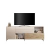 Credenza moderna cucina soggiorno bianca legno 2 ante cassetti Maditha 