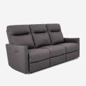Sofa 3-Sitzer elektrisch verstellbar relax 2 USB in Kunstleder Jovit Sales