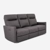 Sofa 3-Sitzer elektrisch verstellbar relax 2 USB in Kunstleder Jovit Sales